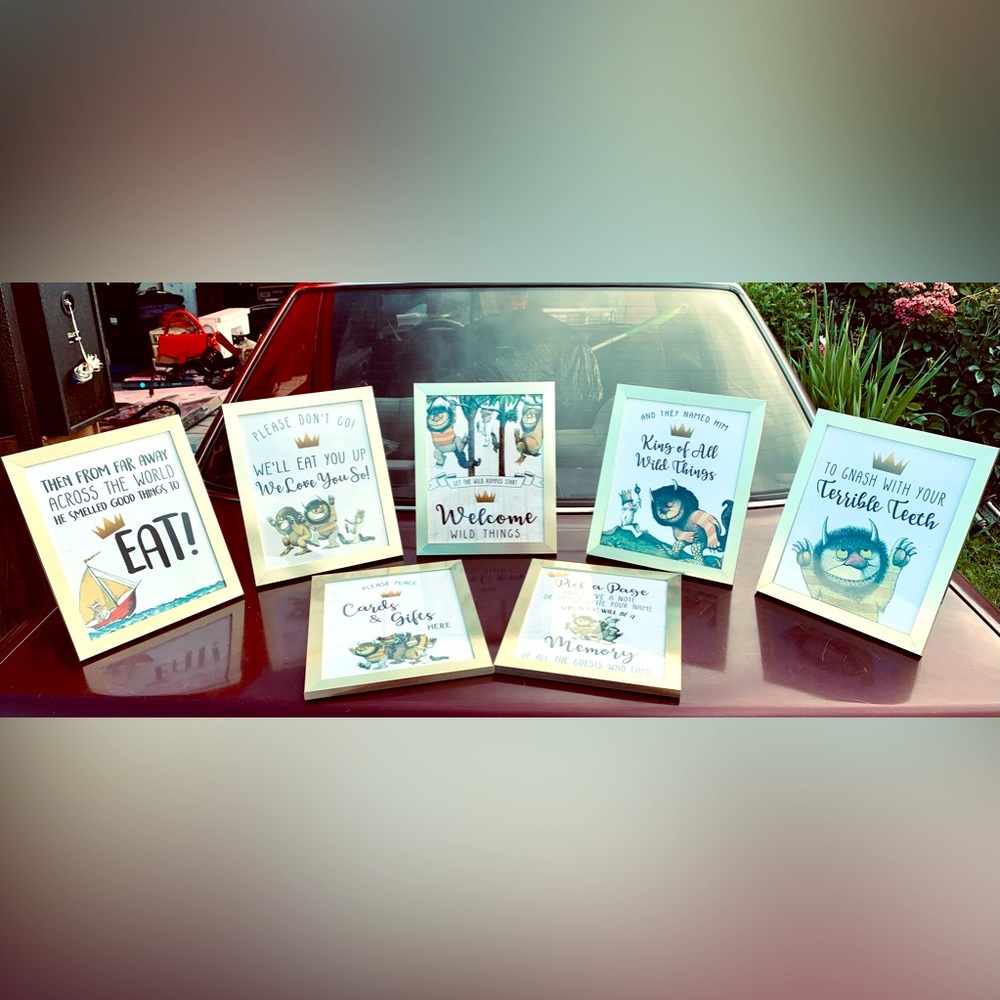 “Where the wild things are” kid’s story, b-day pictures set!